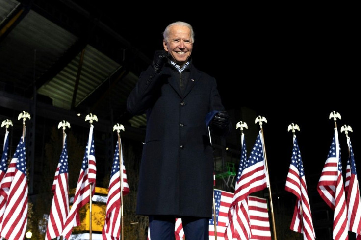Democratic candidate Joe Biden says Americans are ready for his calmer presence