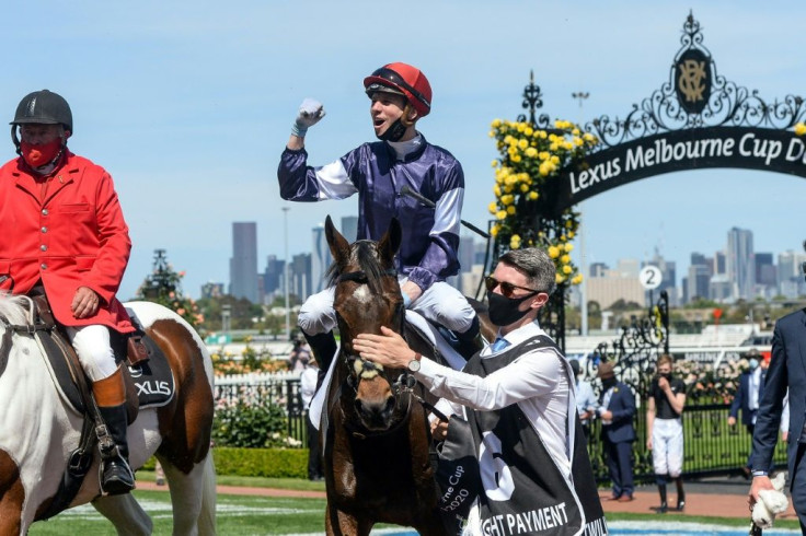 Winning jockey Jye McNeil was riding his first Melbourne Cup