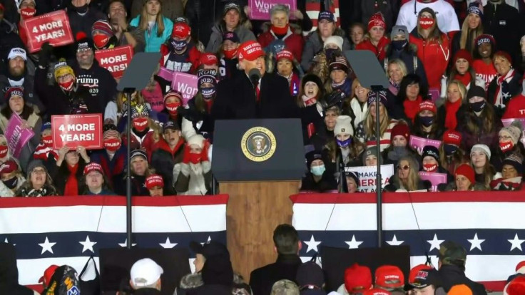 Trump wraps up campaign with final rally in Grand Rapids, Michigan