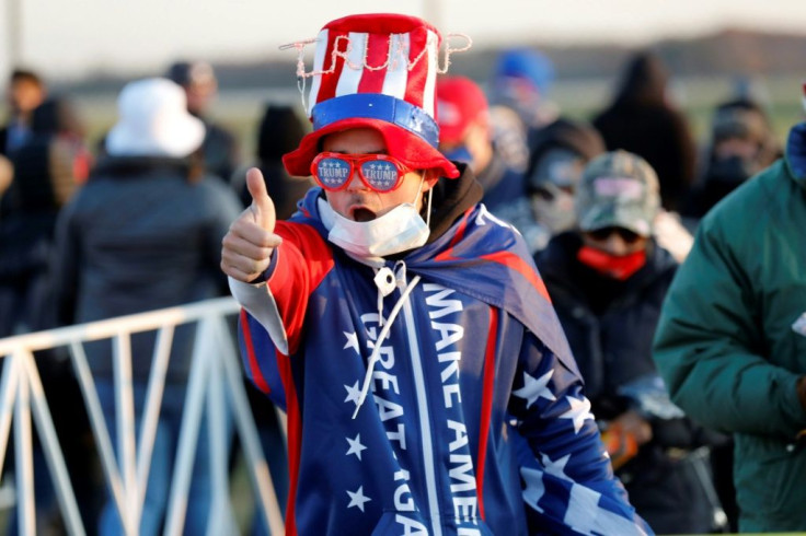 Donald Trump's final rally drew an adoring crowd of thousands, many of whom had waited since morning to hear the president speak