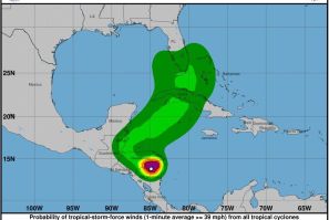 Tropical Storm Eta expected to bring rains as far north as Florida by the weekend.