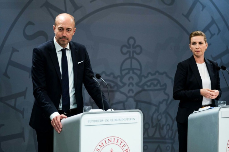 Denmark's Prime Minister Mette Frederiksen (R, pictured September 2020) and Health Minister Magnus Heunicke both said that the minks could pose a threat to coronavirus vaccines