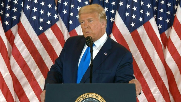 US President Donald Trump falsely claims he has won the US election, despite the final results not yet being given. Democratic nominee and former Vice-President Biden also says he thinks a victory is in sight.