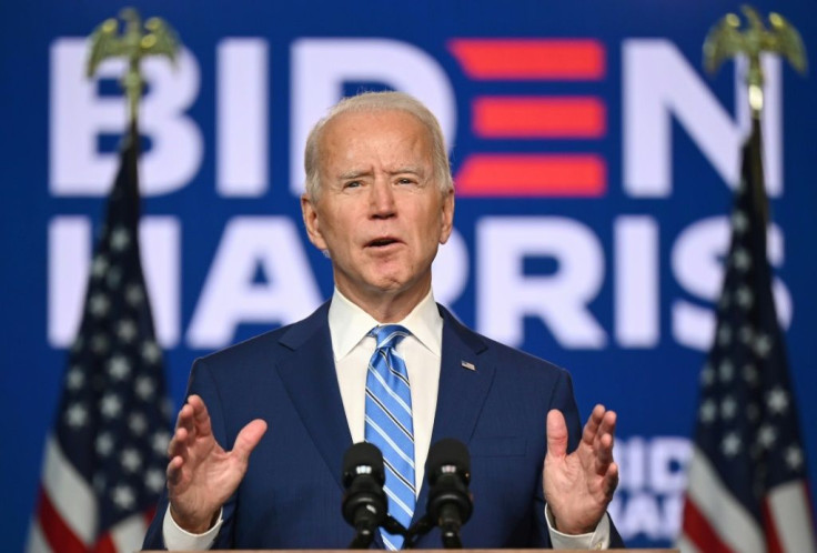 Joe Biden said he is confident he has done enough to win the White House, though Donald Trump accused the Democrats of fraud
