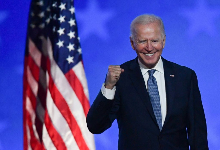 Democratic presidential candidate Joe Biden is close to the 270 Electoral College votes needed for victory in the White House race