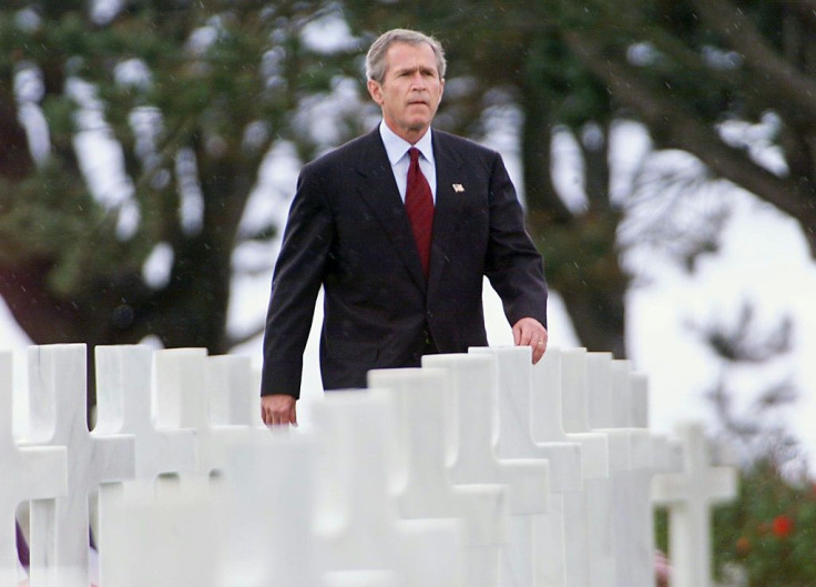 Former US president George W. Bush, pictured in Normandy, France in 2002, is one of the most prominent Republicans to acknowledge Biden's victory