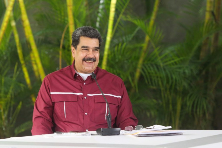 Handout photo released by the Venezuelan Presidency showing Venezuela's President Nicolas Maduro in Caracas, November 8, 2020