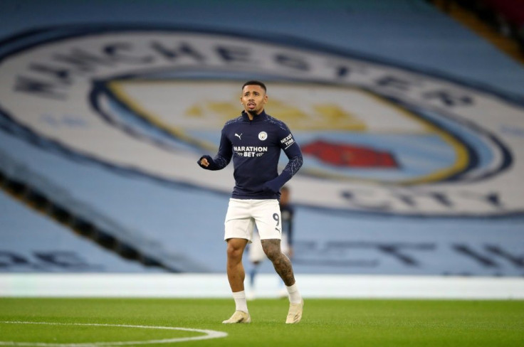 Manchester City forward Gabriel Jesus scored in the 1-1 draw against Liverpool