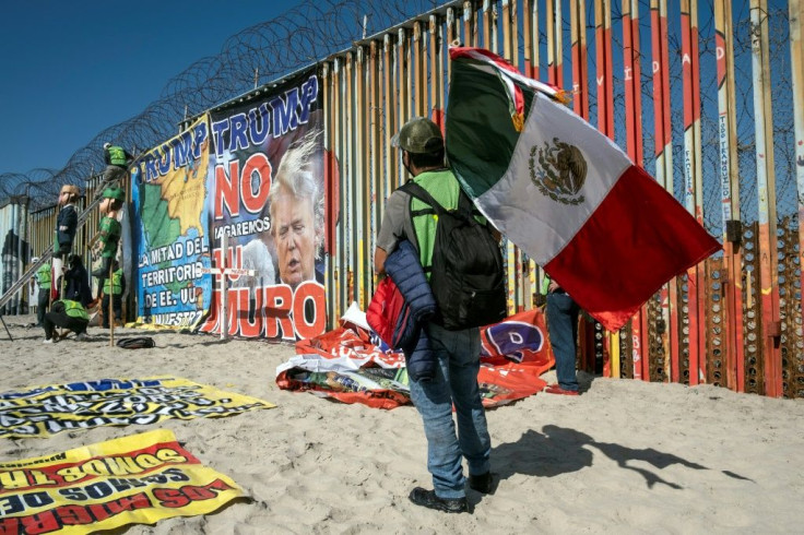 Trump sparked angerÂ during his 2016 election campaign when he branded Mexican migrants "rapists" and drug dealers, and vowed to build a wall across the southern US border