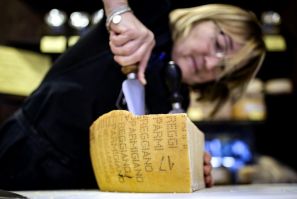 Sanctions imposed by the Trump administration have impacted Italian products like parmesan