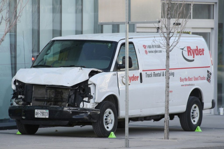 A Canadian man who ploughed this rented van into pedestrians in Toronto in 2018 ago goes to trial