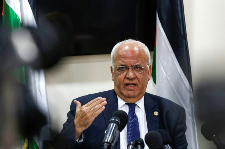 Saeb Erekat, here photographed in November 2019, was a long-time Palestinian chief negotiator and prominent political figure who shepherded Palestinian relations with world powers