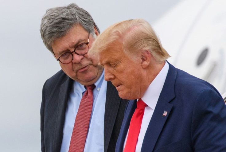 President Donald Trump got a boost from Attorney General William Barr in his attempt to question the election results