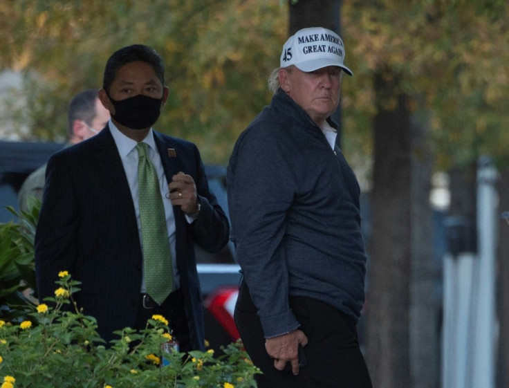 President Donald Trump spent the weekend playing golf