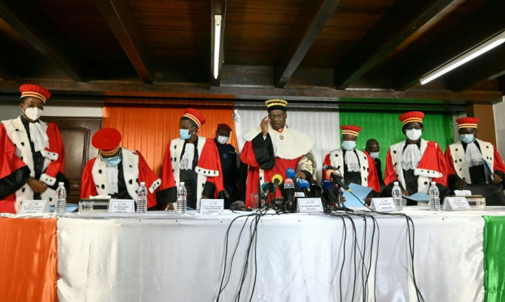 Ivory Coast's top court has validated President Ouattara's relection to a third term