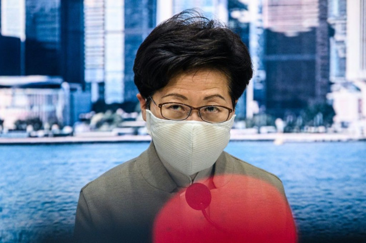 Hong Kong's pro-Beijing leader Carrie Lam said the disqualifications of pro-democracy lawmakers were 'constitutional, legal, reasonable and necessary'