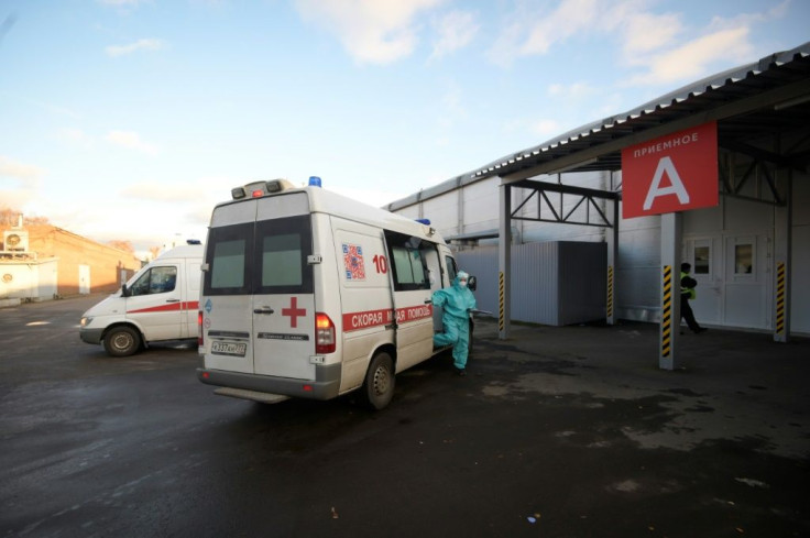 Ambulances bring about 80 patients to the temporary Sokolniki hospital every day and it is nearing capacity