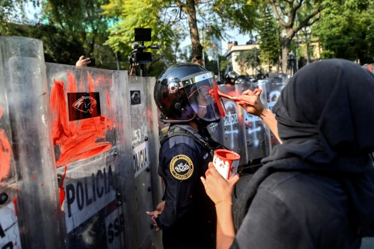 The crackdown sparked protests in Mexico City where demonstrators faced off against riot police