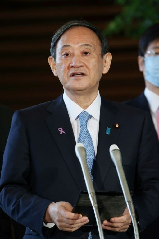 Japanese Prime Minister Yoshihide Suga told Biden that the 'security situation is increasingly severe' around the region