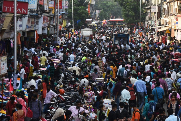 People have packed markets in many parts of India ahead of Diwali, the country's biggest holiday of the year