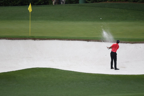 Tiger Woods Masters Sand