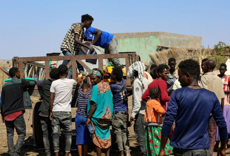 Thousands of Ethiopians have fled to neighbouring Sudan