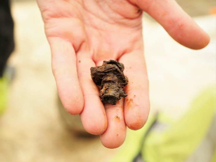 So far, archaeologists have found lots of iron rivets used for the boat's assembly