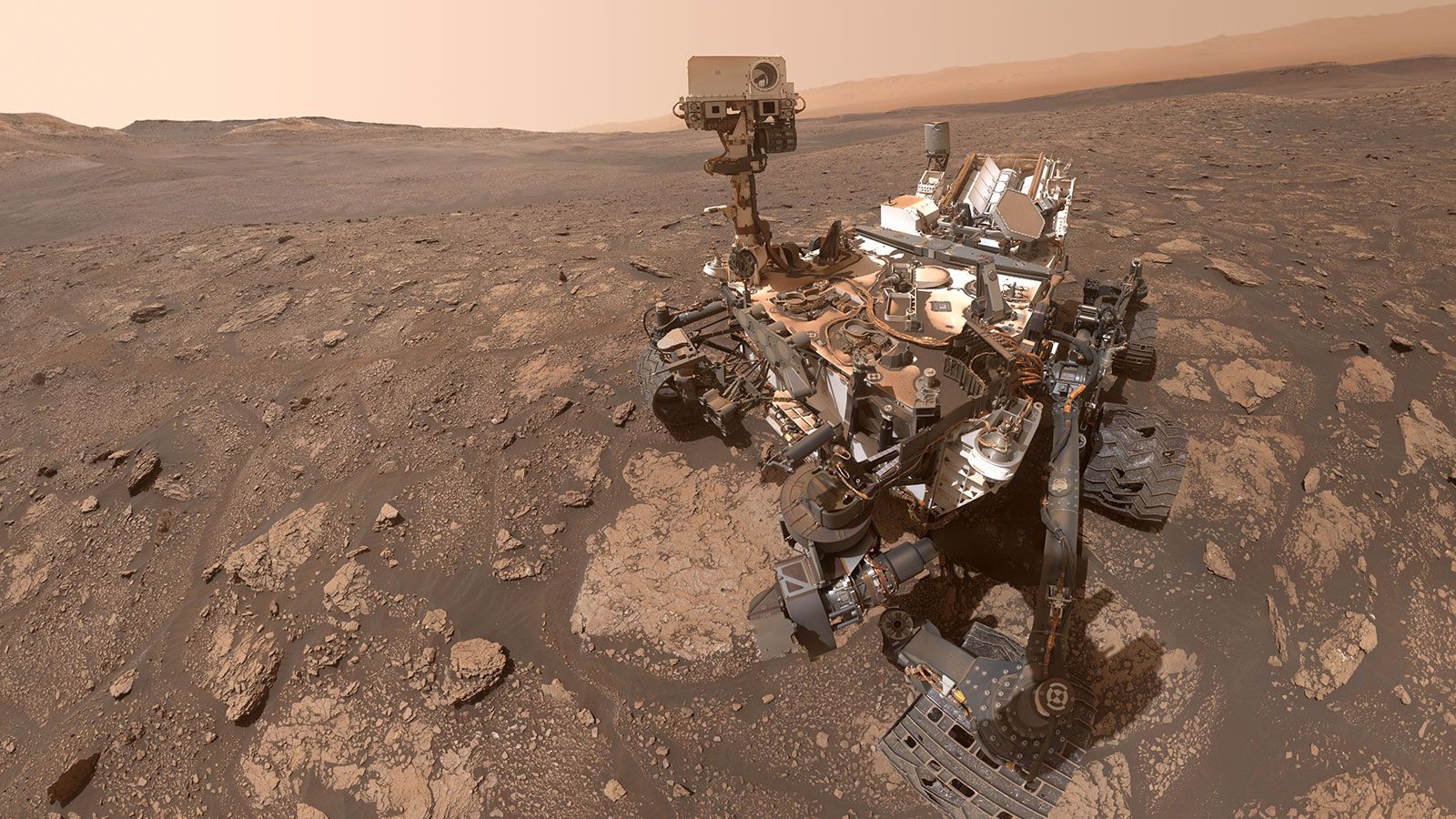 Nasa Mars Rover Takes Hi Res Selfie With 20 Foot Mont Mercou Ibtimes 