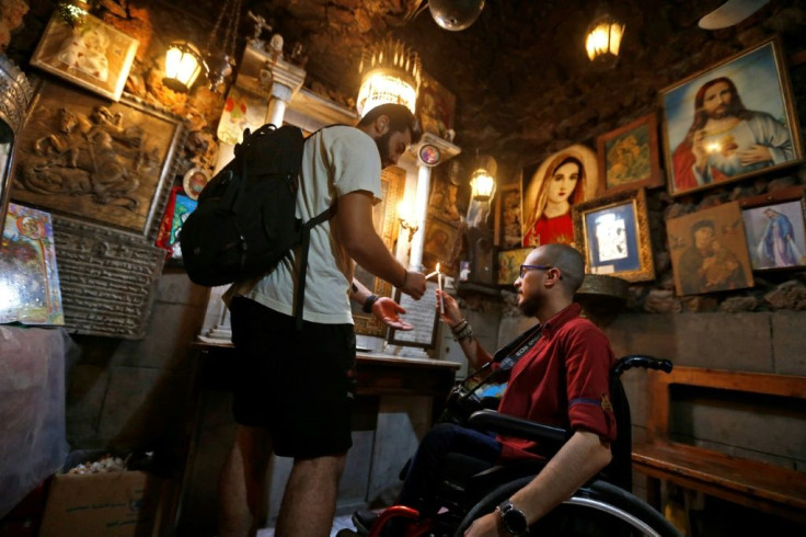 The two friends are among 3.7 million disabled people in Syria