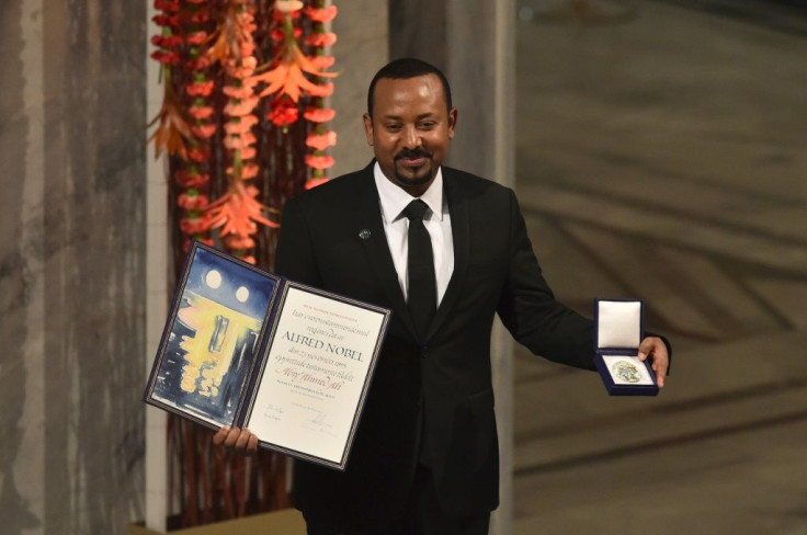 Prime Minister Abiy Ahmed, pictured with last year's Nobel Peace Prize, ordered the military operations in Tigray