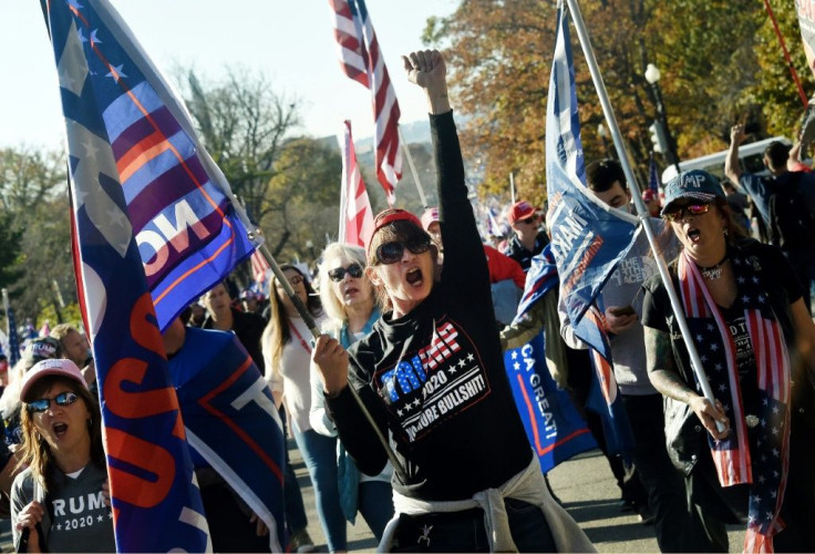 Thousands of supporters of US President Donald Trump held a rally in Washington, DC, without masks or social distancing, as the number of new coronavirus cases in the country surged