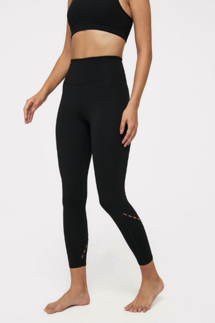 Carbon Black High-Waist Vented Leggings