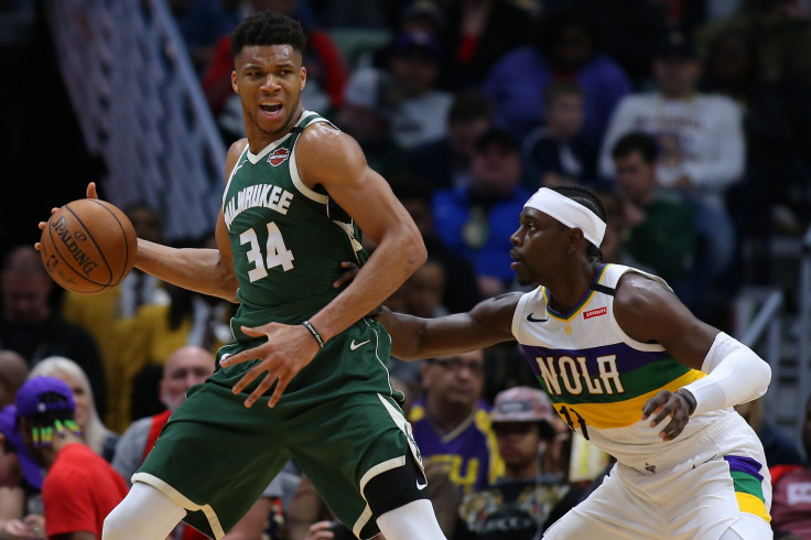 Giannis Antetokounmpo Jrue Holiday 