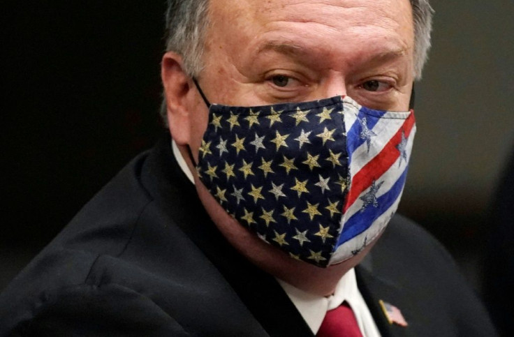 US Secretary of State Mike Pompeo, pictured here in Georgia Wednesday, was next to visit Israel