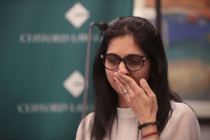 Hiral Vaidya, who lost several family members in the Ethiopian Airlines crash, fought back tears at an April 2019 Chicago press conference announcing a lawsuit against Boeing