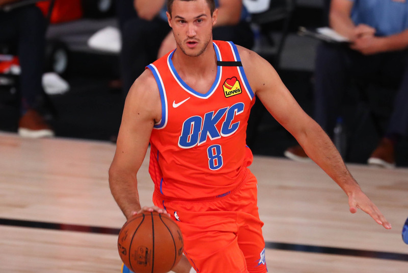 Danilo Gallinari #8 of the Oklahoma City Thunder