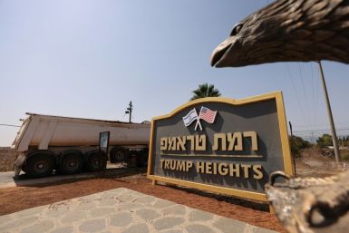 An Israeli settlement on the occupied Golan Heights has been named Trump Heights as a memorial to the outgoing US president's 2019 recognition of Israel's annexation of the Syrian territory