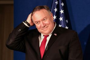 US Secretary of State Mike Pompeo labelled the pro-Palestinian BDS movement a "cancer" that Washington would label as anti-Semitic