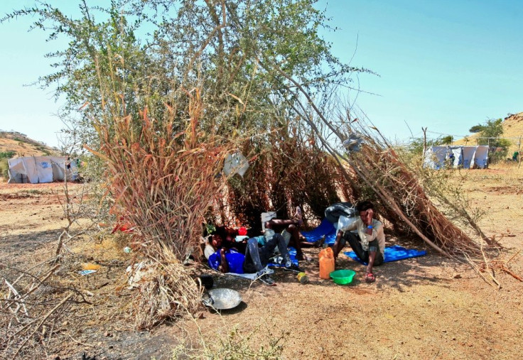 Tens of thousands of Ethiopians have fled into Sudan, where they are being housed at a refugee camp built for victims of Ethiopia's 1983-5 famine