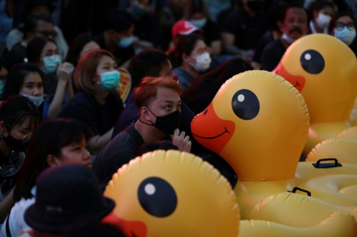 Thailand's 'rubber duck revolution' is calling for a new constitution, reforms to the monarchy and the resignation of Prime Minister Prayut Chan-o-cha, who came to power in a 2014 coup