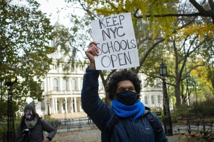 New York City has closed schools, but opened a debate about why bars and gyms are still allowed to operate