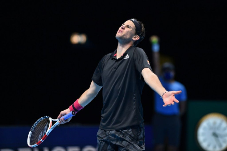 Dominic Thiem lost to Andrey Rublev but had already qualified for the last four at the ATP Finals in London