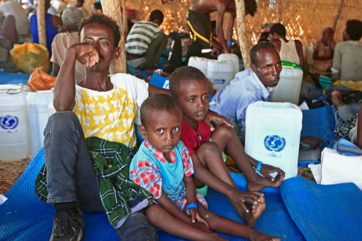 The UN estimates that some 12,000 Ethiopian children are living in "extremely harsh" conditions in overcrowded camps in neighbouring Sudan. More than two million more are in urgent need of assistance inside Ethiopia