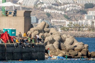 Gran Canaria's Arguineguin port has been overwhelmed with migrant arrivals