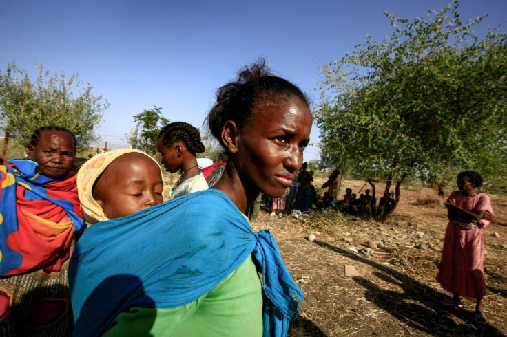 Tens of thousands have fled the fighting into neighbouring Sudan