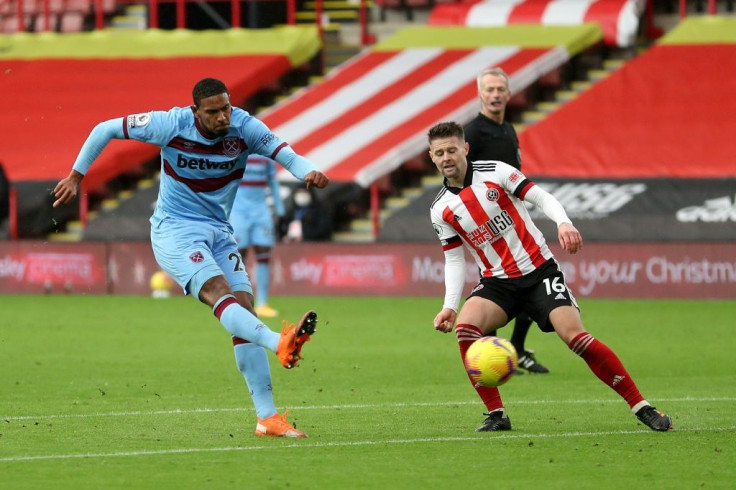 West Ham striker Sebastien Haller scored against Sheffield United