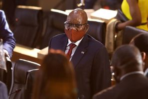 Former South African president Jacob Zuma walked out of a commission hearing testimonies over mass corruption during his rule