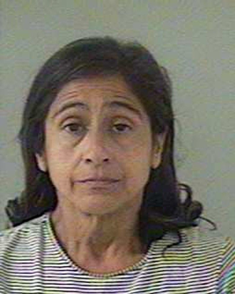 Booking mug shot of Nancy Garrido, accused in the kidnapping of Jaycee Dugard in California