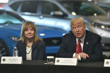 General Motors Chief Executive Mary Barra endorsed Joe Biden's plan for electric car autos and exited litigation favored by Donald Trump's administration challenging California's strict environmental rules