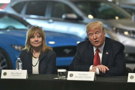 General Motors Chief Executive Mary Barra endorsed Joe Biden's plan for electric car autos and exited litigation favored by Donald Trump's administration challenging California's strict environmental rules
